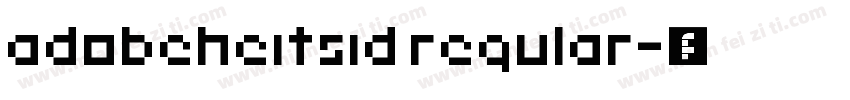 adobeheitsid regular字体转换